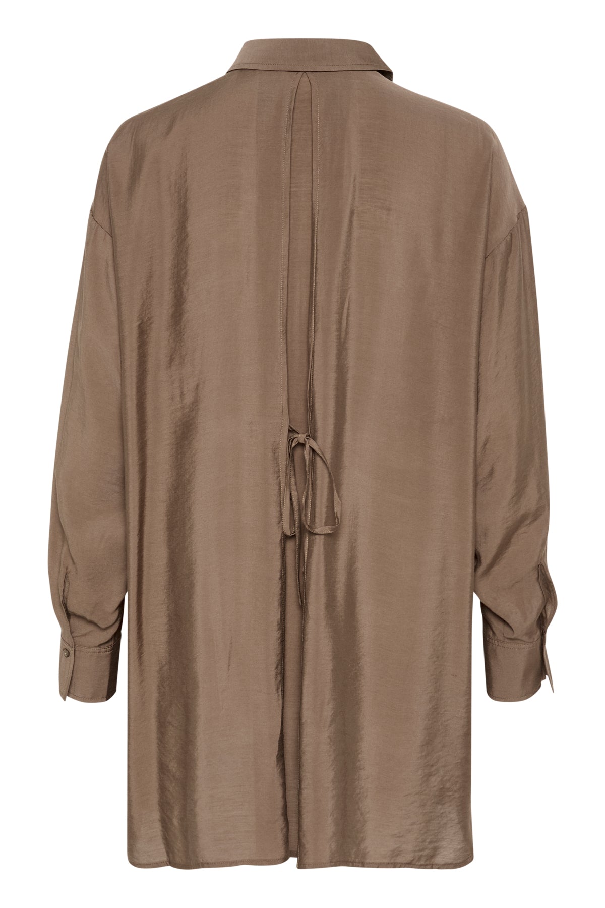 Soaked Leodora Long Shirt, Coffee