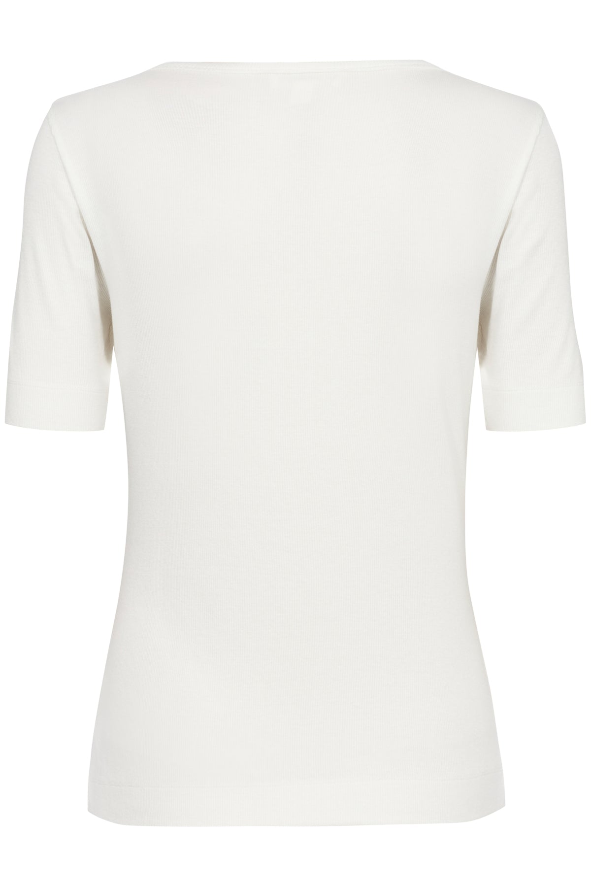 Soaked Ida Button Tee, White