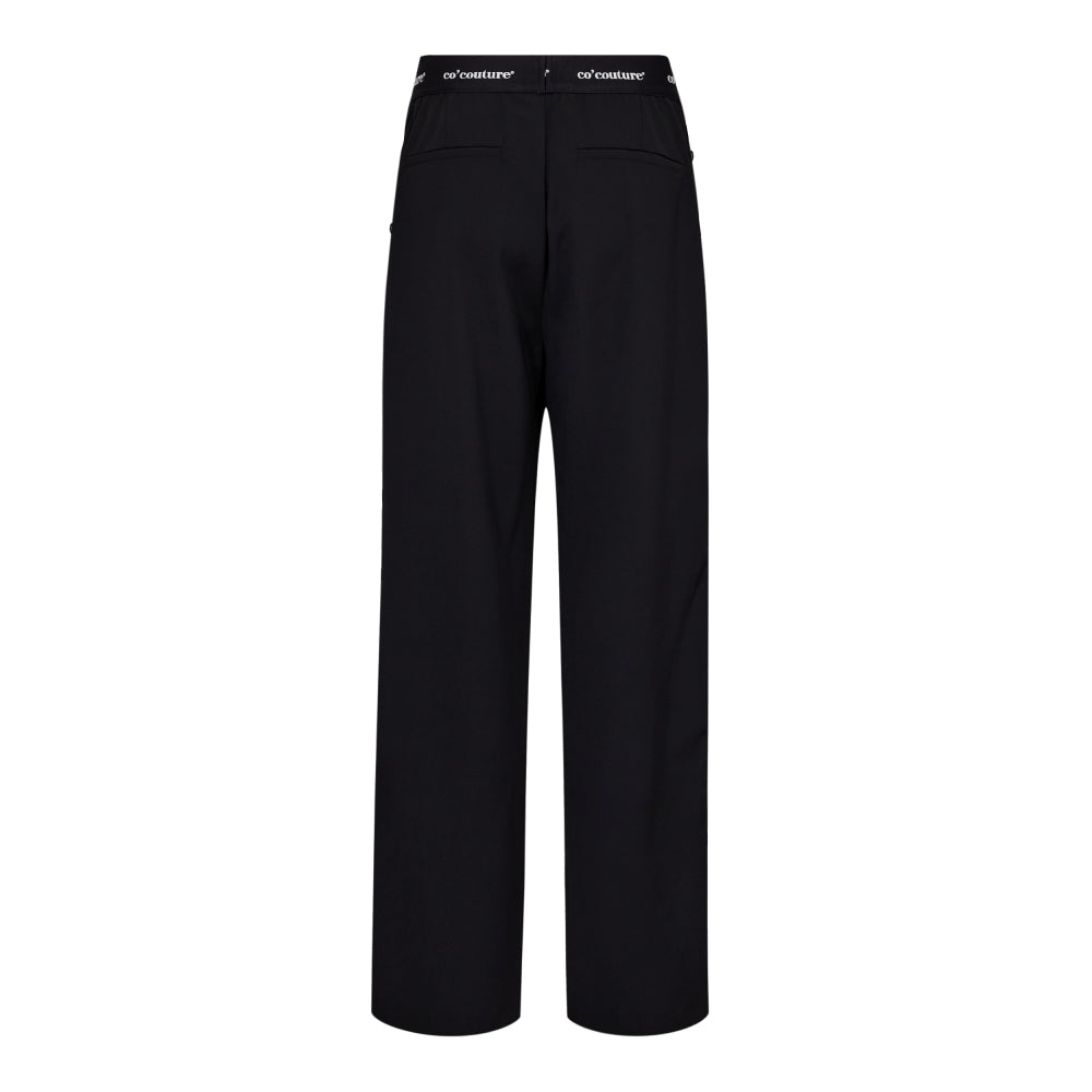 Co'couture AminaCC Logo Panel Pant, Black