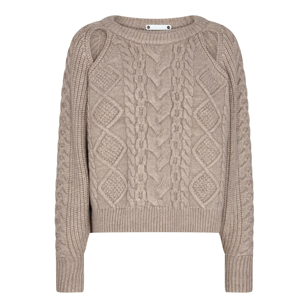 Co'couture RowCC Cable Knit, Champagne