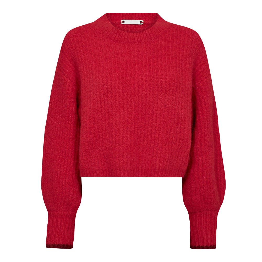 Co'couture CoralieCC Crop Knit, Red