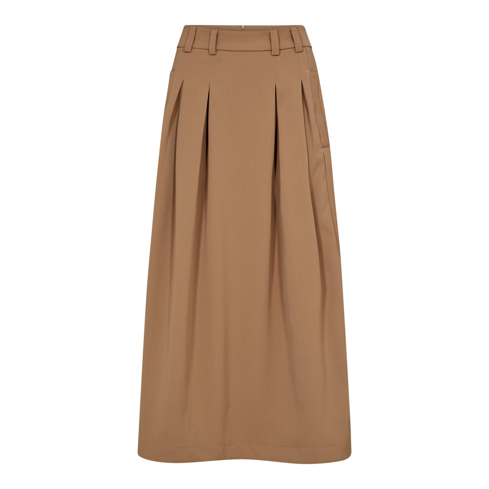 Co'couture AnyaCC Pleat Skirt, Khaki