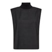 Co'couture KayaCC Rib Turtleneck Vest, Antracit