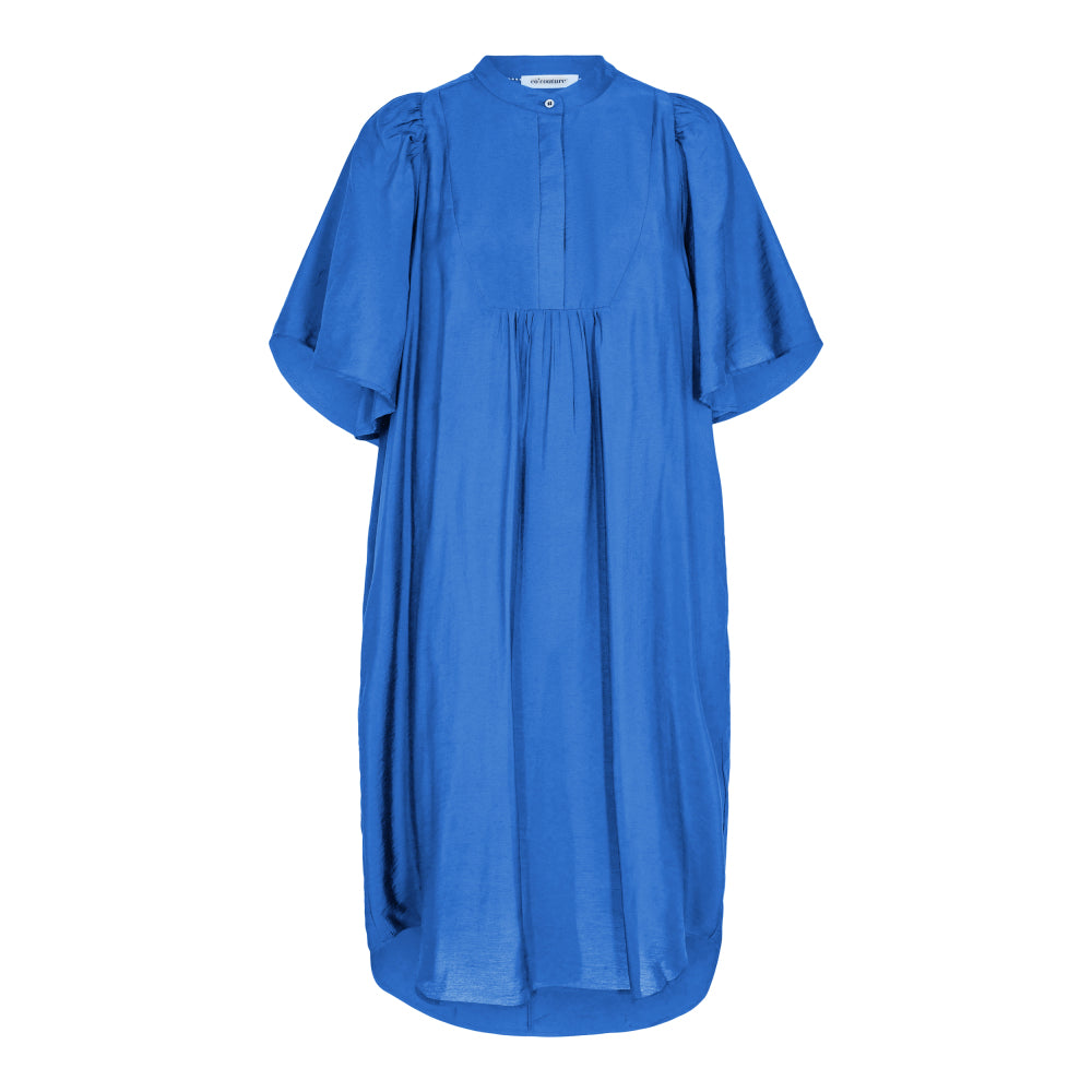 Co'couture Callum Volume SS Dress, Blue