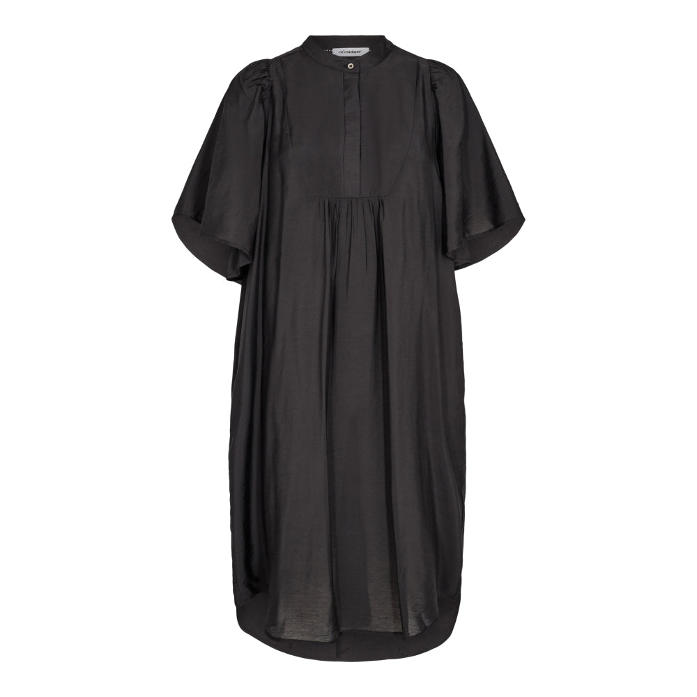 Co'couture Callum Volume SS Dress, Black