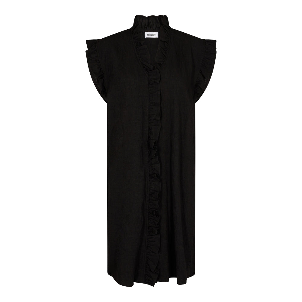 Co'couture Sueda Frill dress, Black