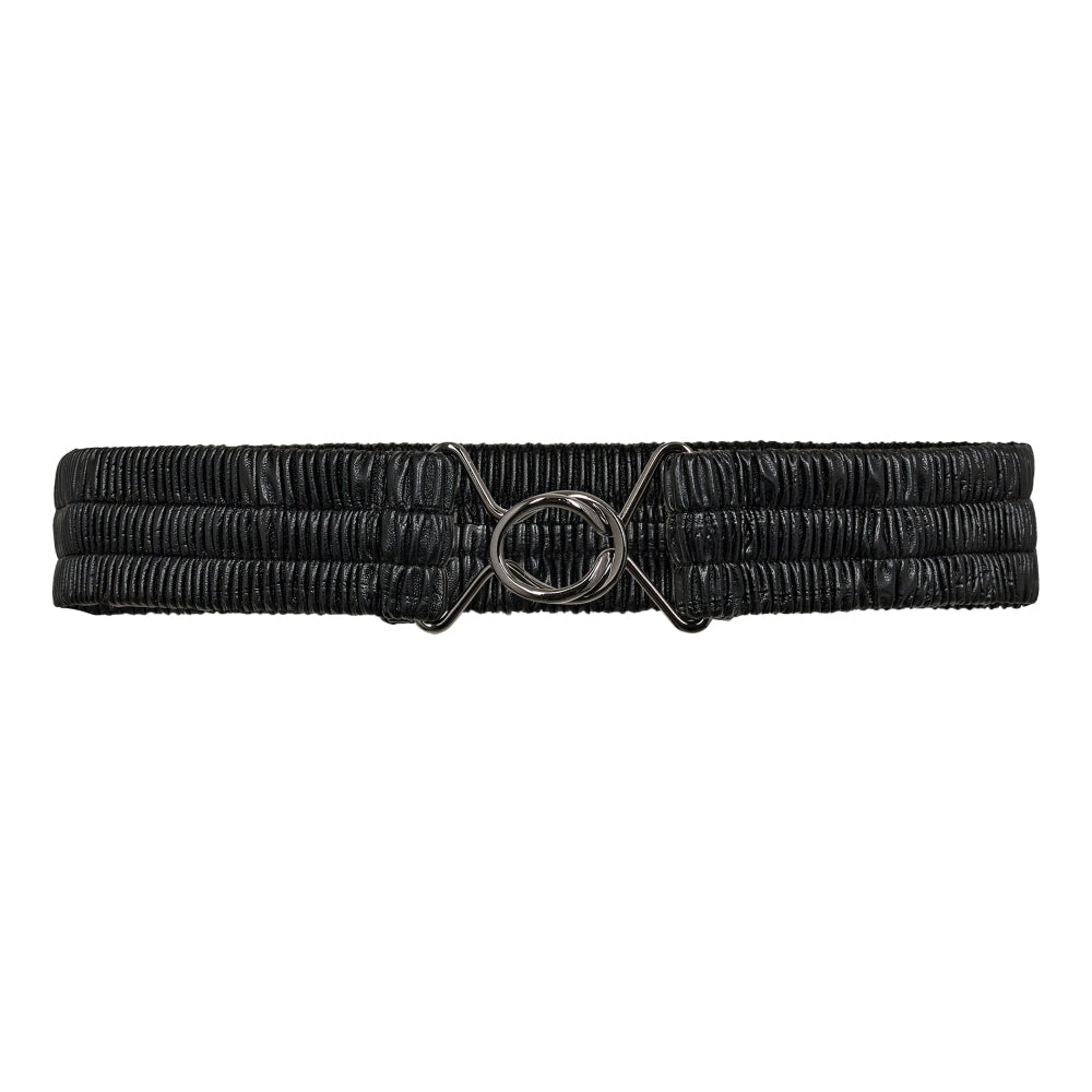 Co'couture CrocoCC Belt, Black