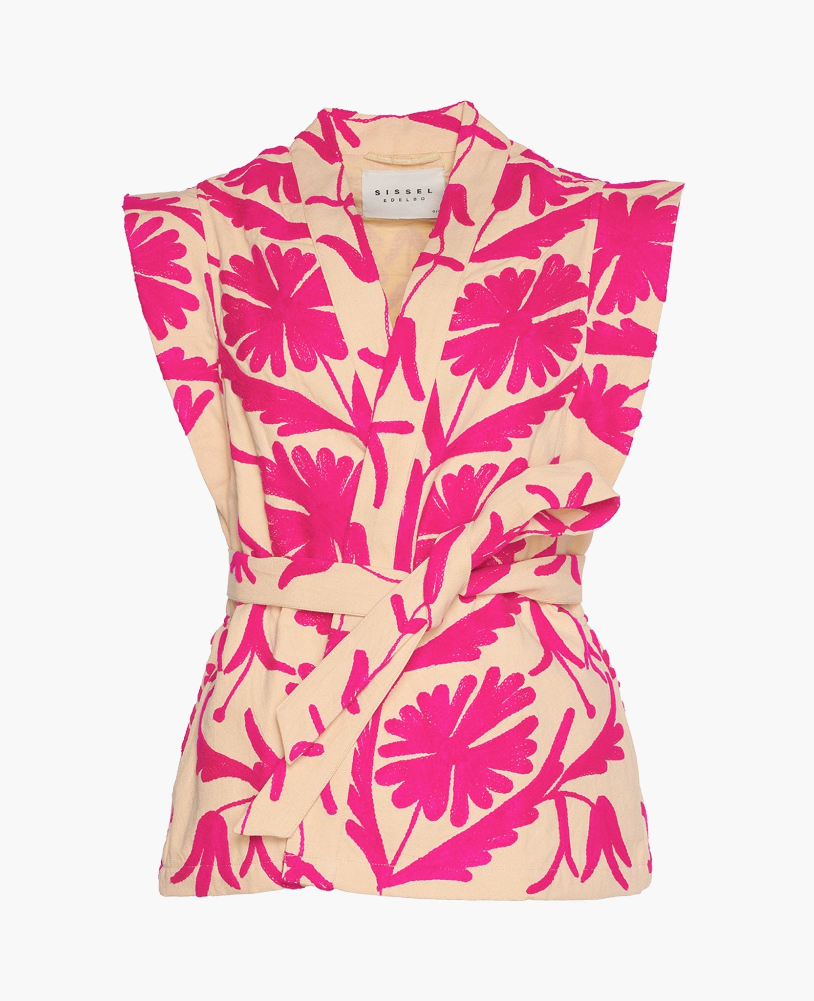 Full length: 66 cm Chest: 100 cmSissel Edelbo Elsa Suzani Vest, hot pink