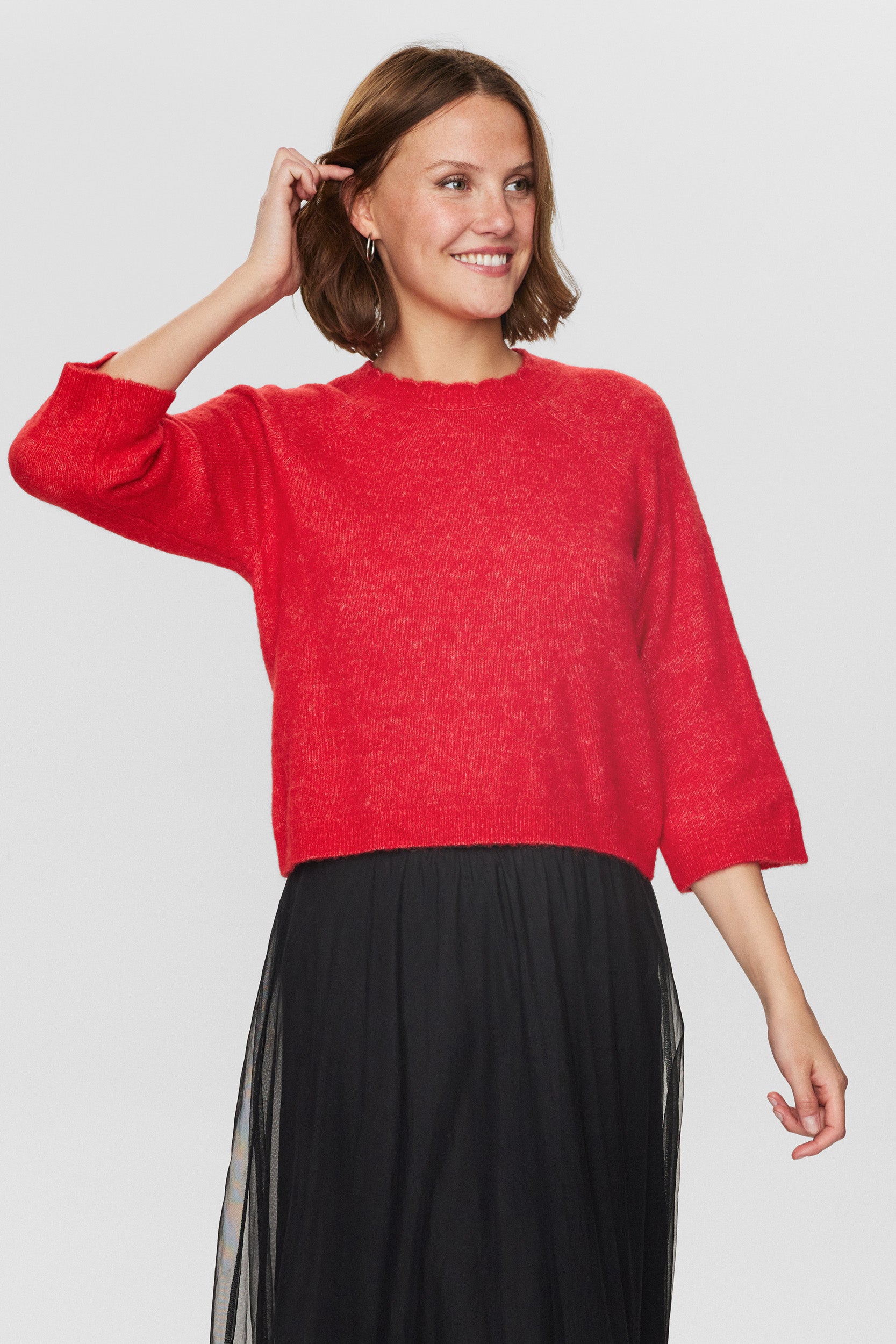 Nümph Nuriette Selma knit, red