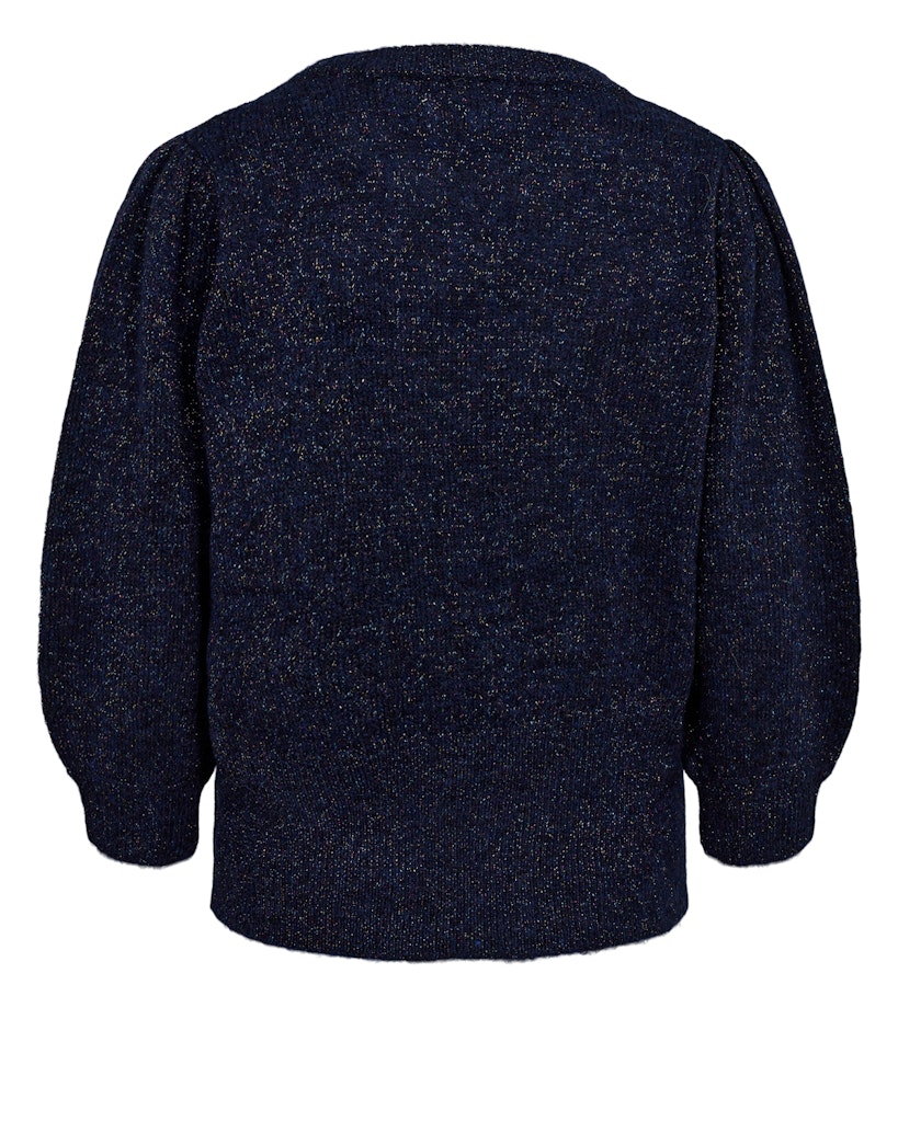 Nümph Nurietta Lurex Pullover, Navy