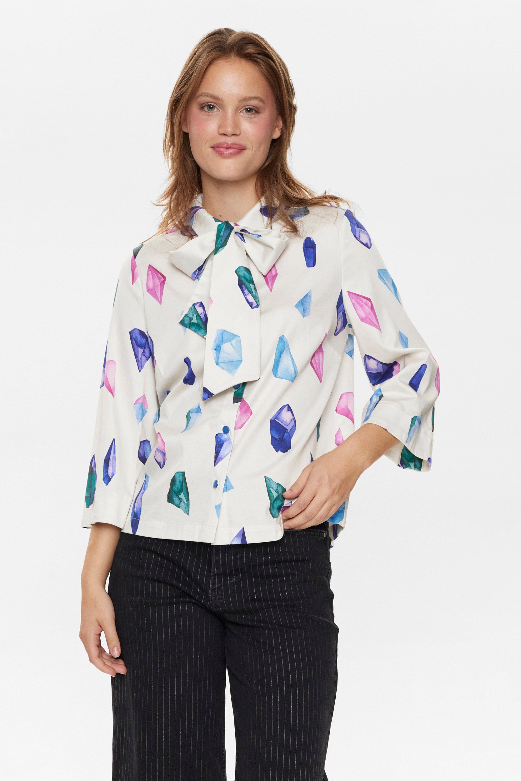 Nümph Nucrystal Bow Tie Shirt