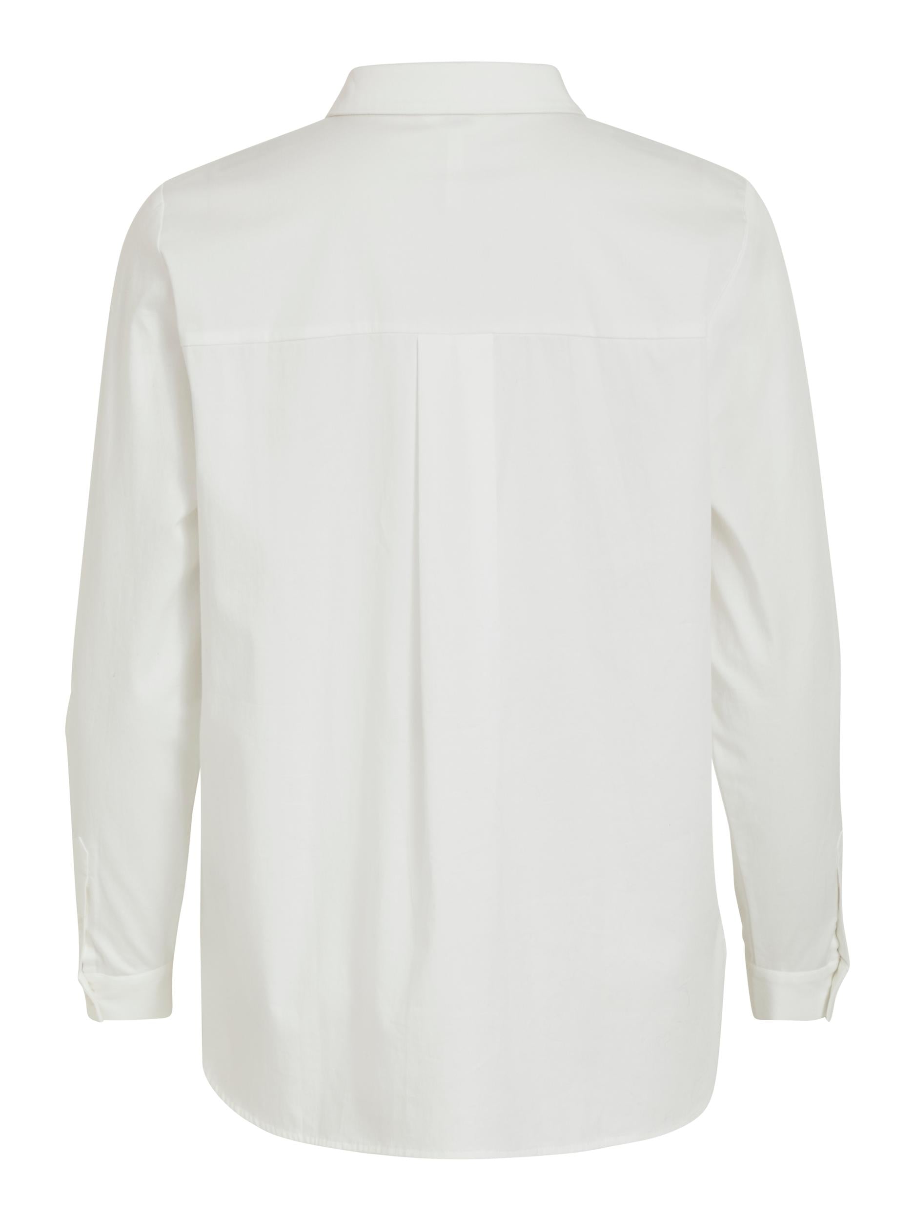 Object Roxa loose shirt - White