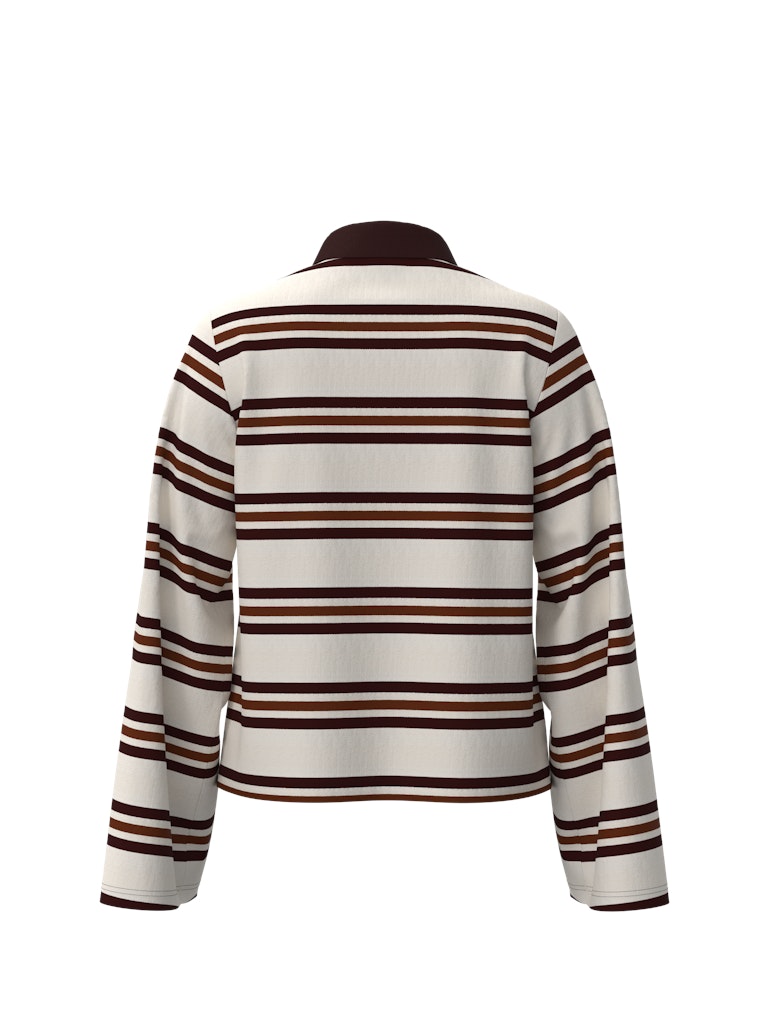 Object Nana Polo, brown stripe