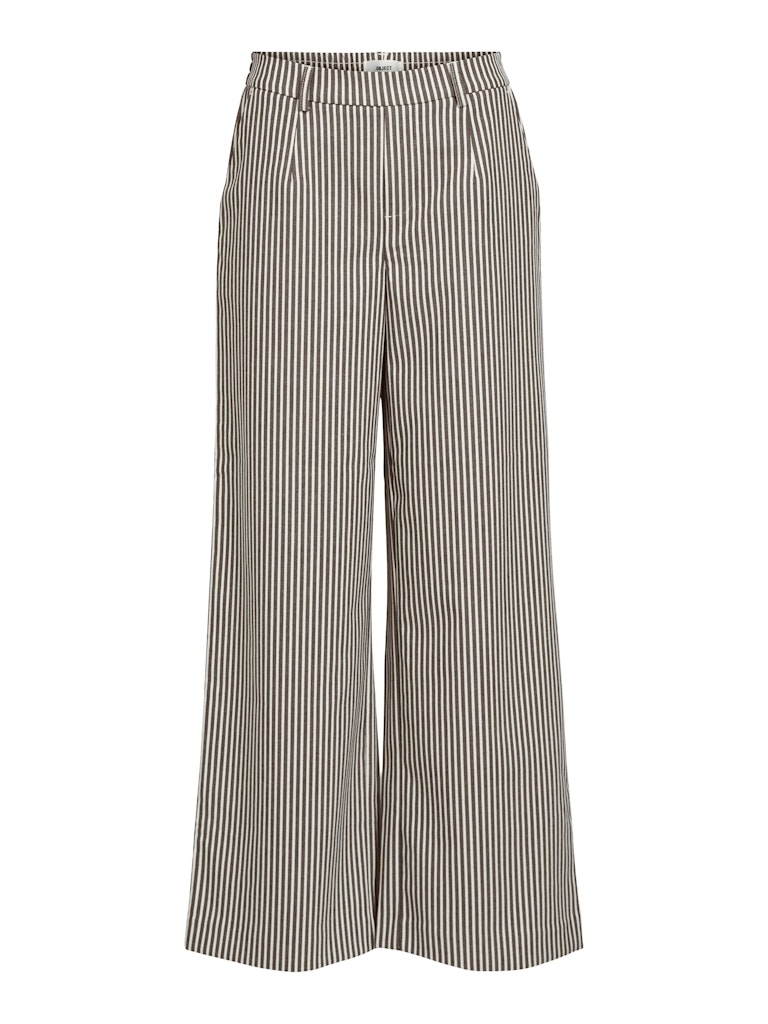 Object Lisa wide pants, Brown Stribe