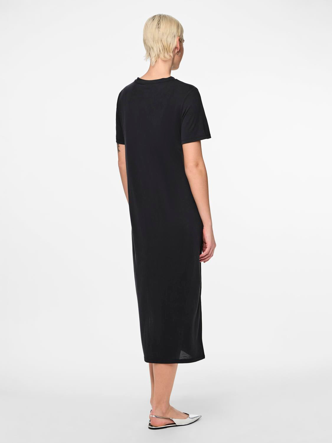 Pieces Anora Knot Dress, Black