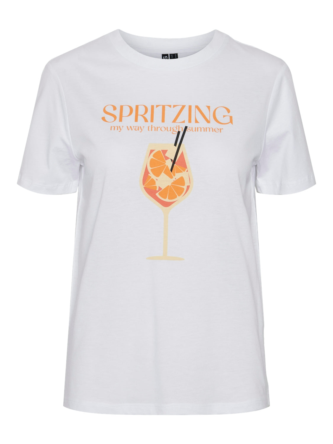 Pieces Silje tee, Spritz