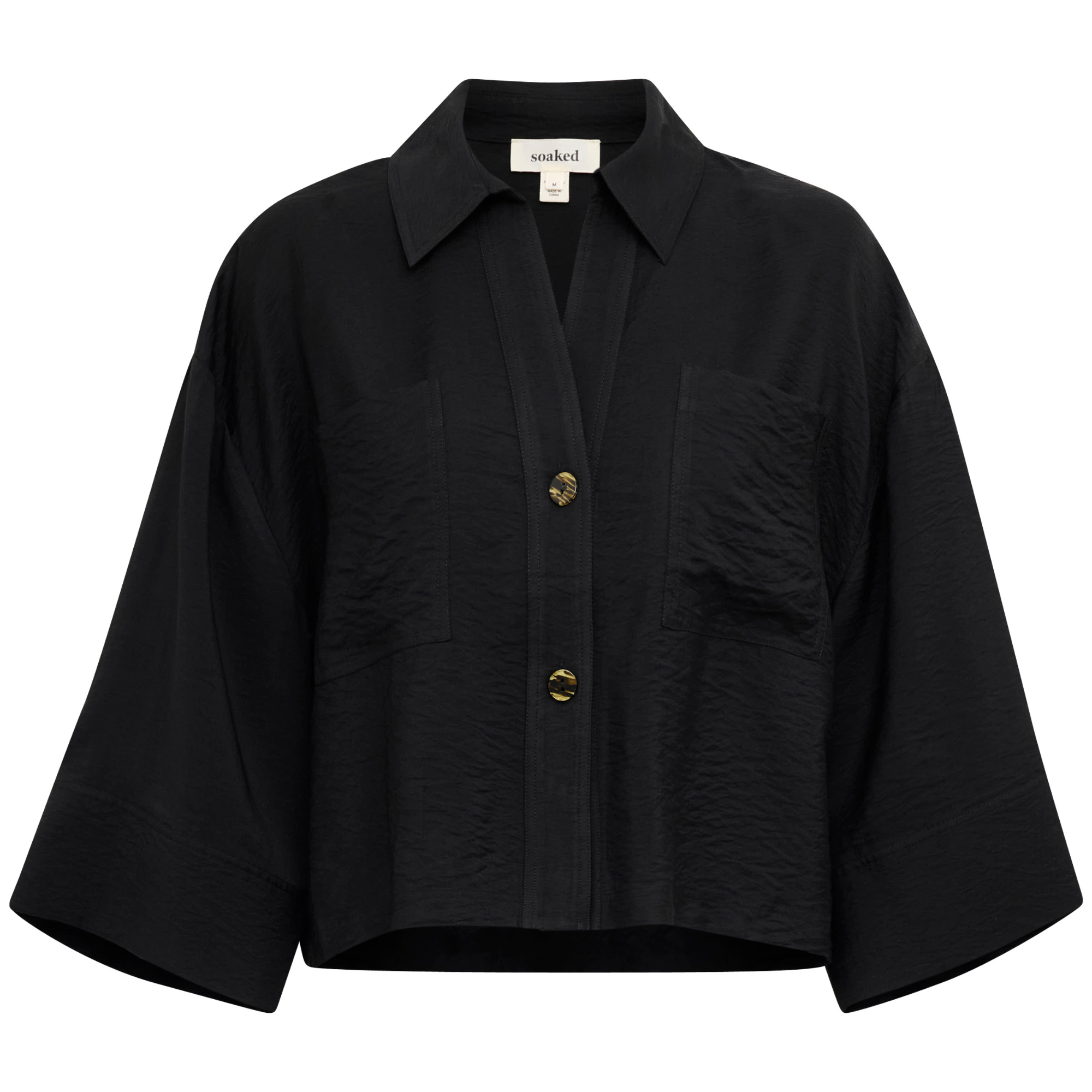 Soaked Silja Shirt, Black