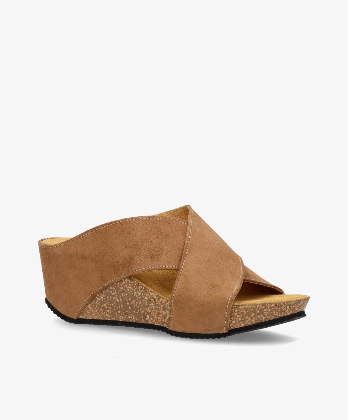 Shoedesign Copenhagen Shadow sandal, Camel Suede