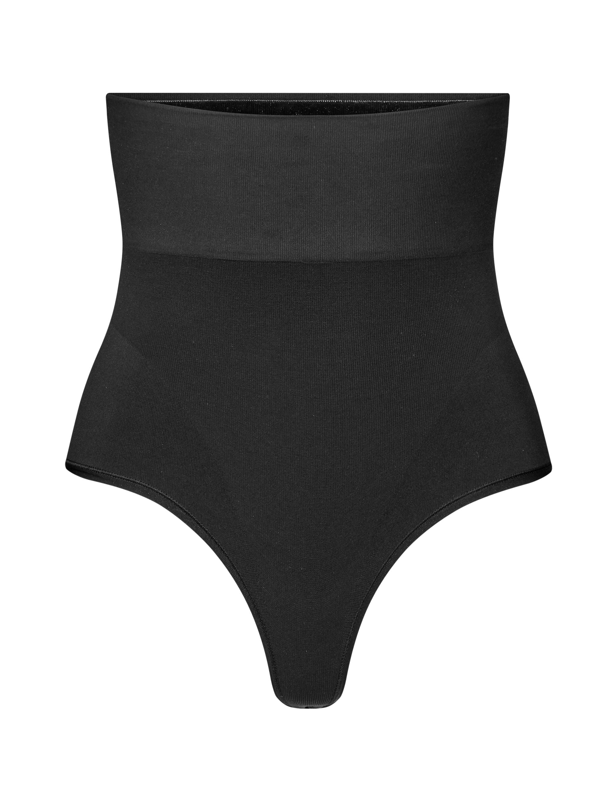 LYKKELAND Second Skin High Waist Thong, Black