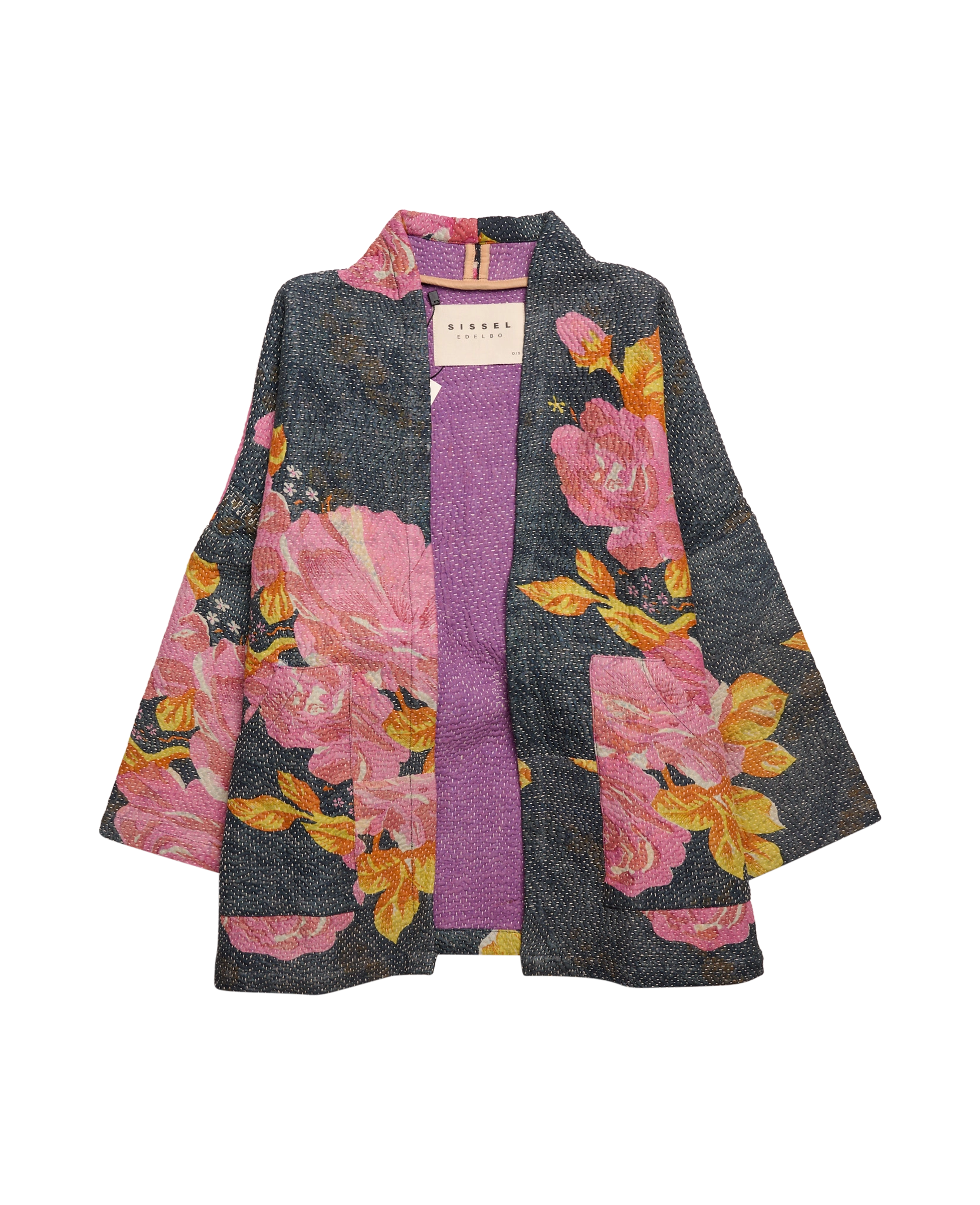 Sissel Edelbo Tyler Kantha Jacket, pink flower