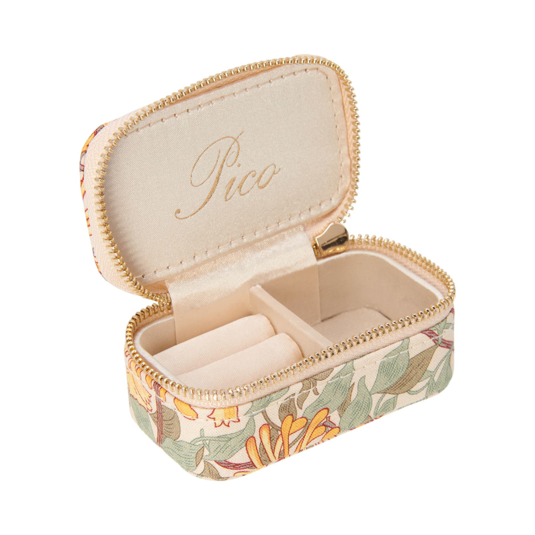 Pico Small Jewelry Box, Yellow flower