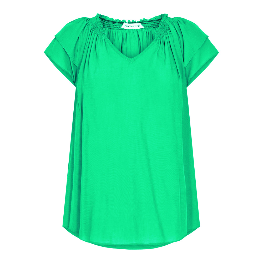 Co'couture Sunrise Top, Green Thisseason.dk