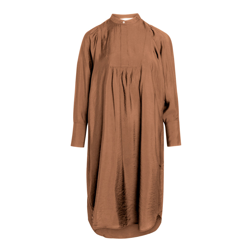 Co'couture Callum Volume Dress, Light Brown