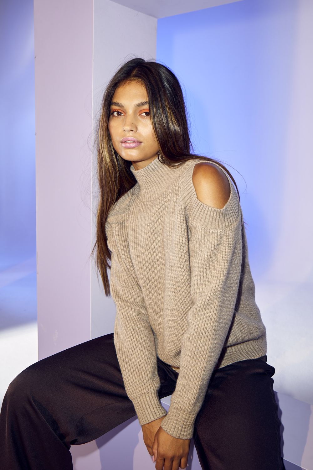 Co'couture Row off-Shoulder Knit