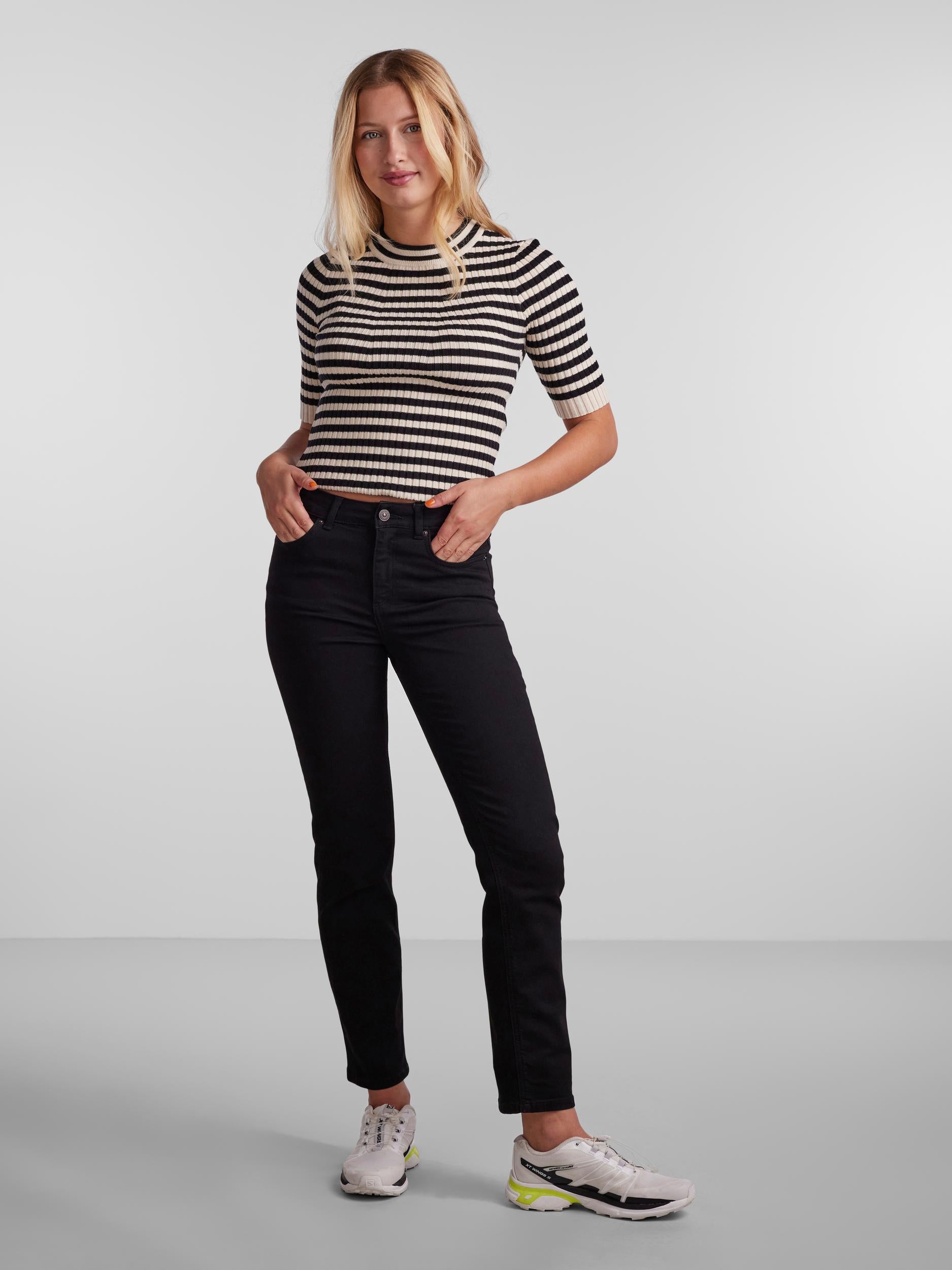 Pieces Delly Straight Ankle Jeans