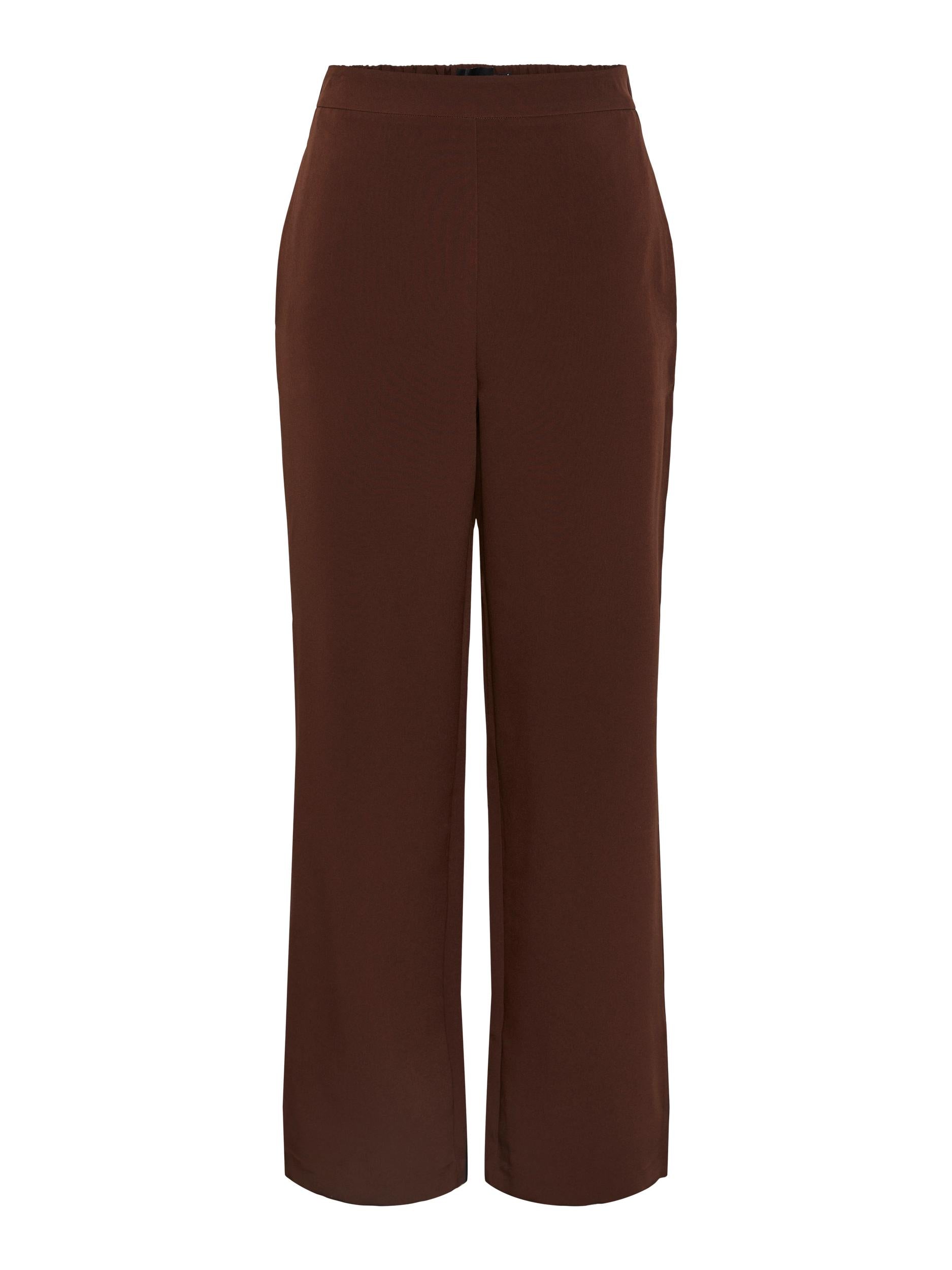 Pieces Bossy wide pants - Coffee