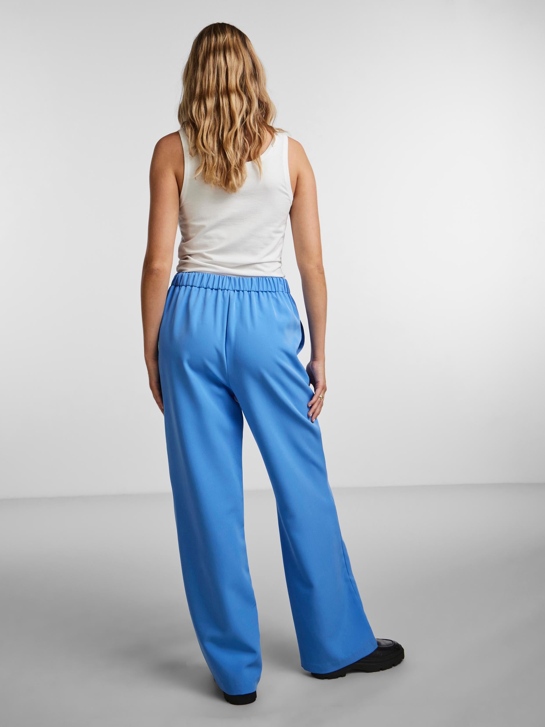 Pieces Bossy wide pants - marina