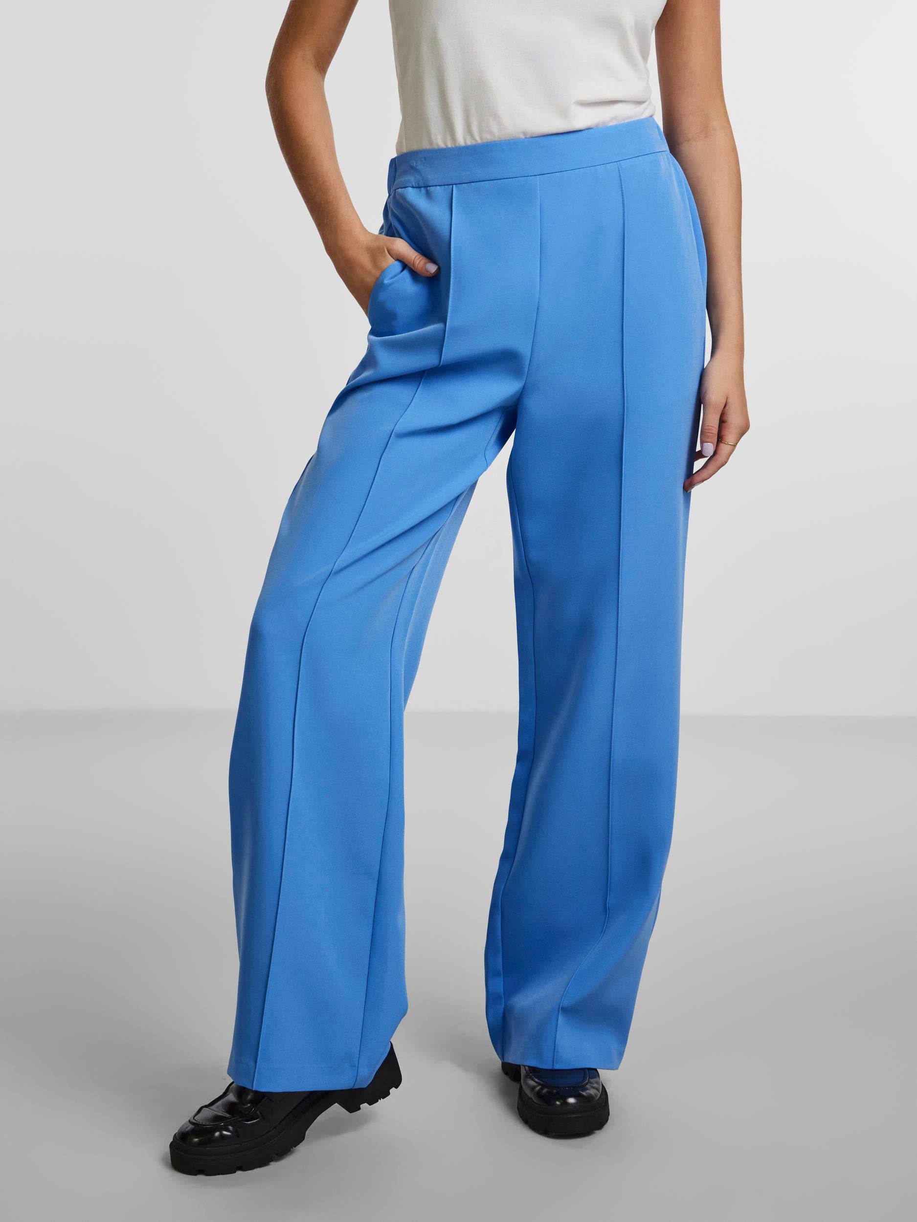 Pieces Bossy wide pants - marina